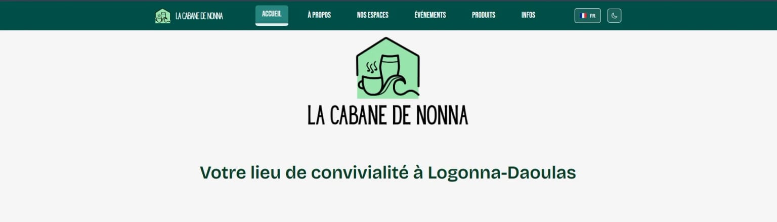 Page d'accueil - Mode clair