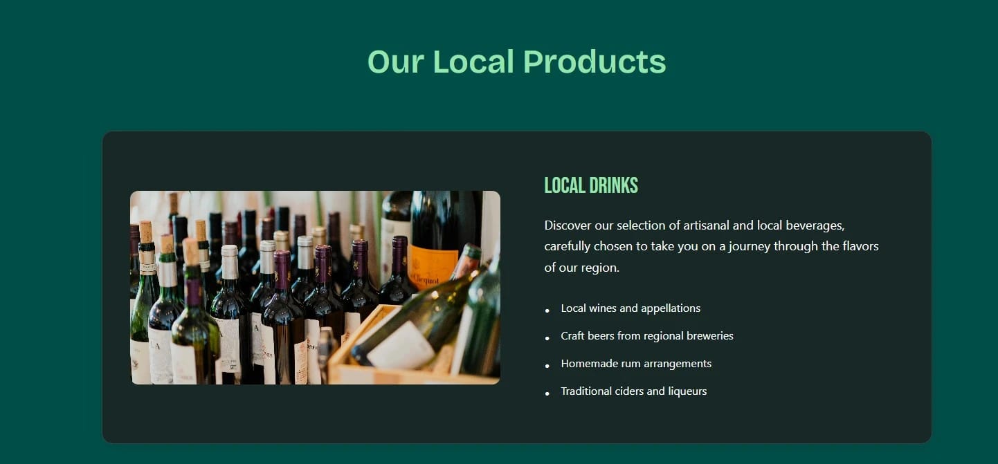 Produits - Langue anglaise